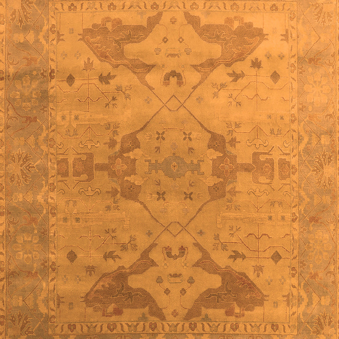 Machine Washable Oriental Orange Industrial Area Rugs, wshurb1607org