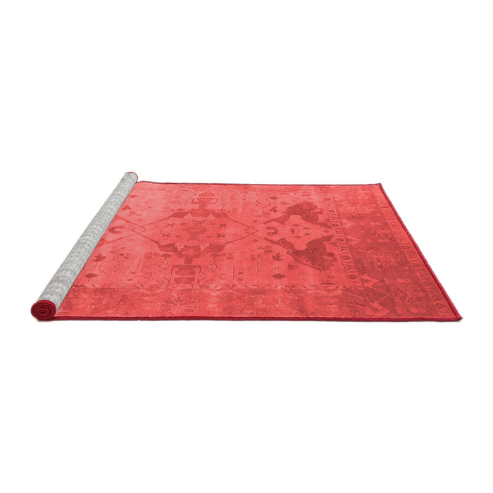 Industrial Red Washable Rugs