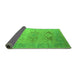 Sideview of Oriental Green Industrial Rug, urb1607grn