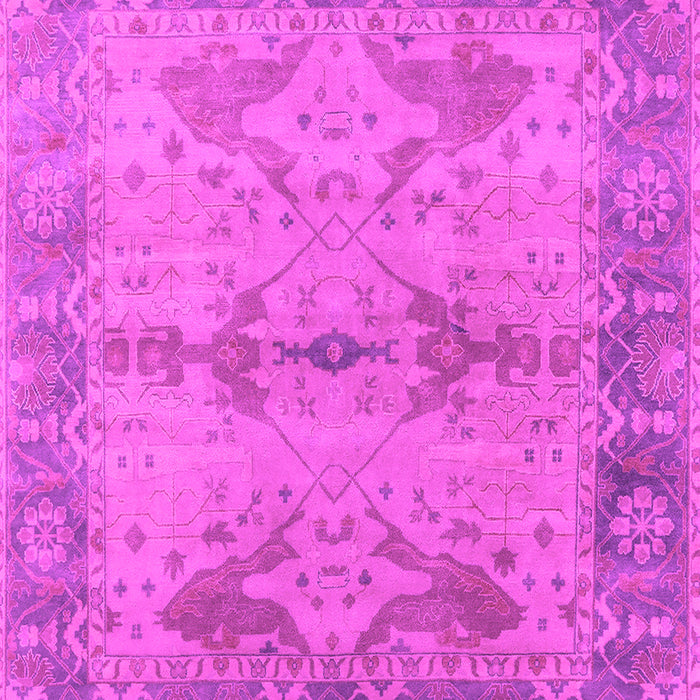 Machine Washable Oriental Pink Industrial Rug, wshurb1608pnk