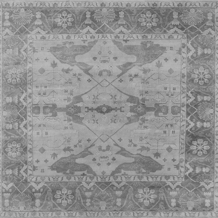 Square Oriental Gray Industrial Rug, urb1608gry