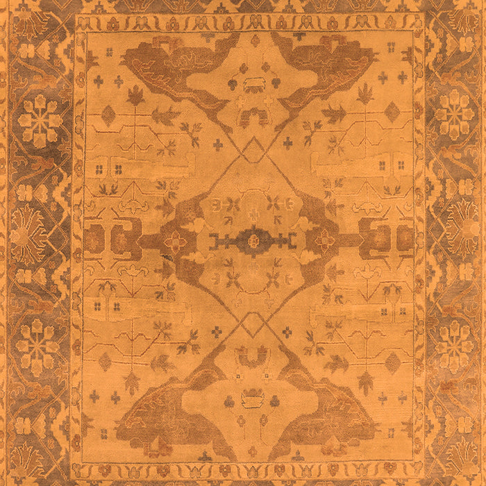 Machine Washable Oriental Orange Industrial Area Rugs, wshurb1608org