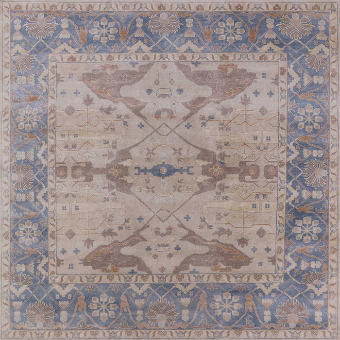 Square Machine Washable Industrial Modern Rose Dust Purple Rug, wshurb1608