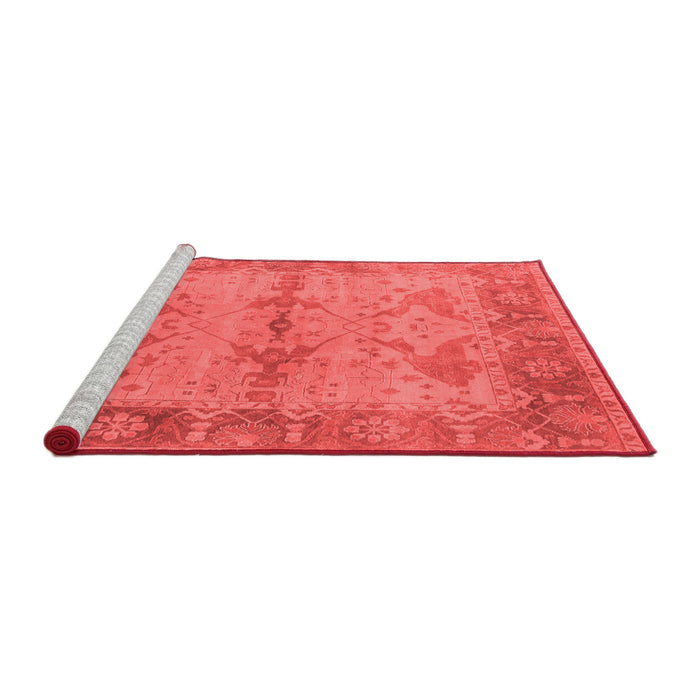 Industrial Red Washable Rugs