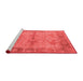 Industrial Red Washable Rugs