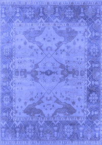 Oriental Blue Industrial Rug, urb1608blu