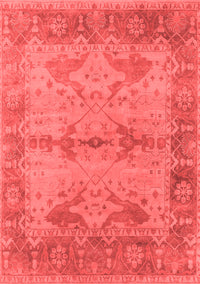 Oriental Red Industrial Rug, urb1608red