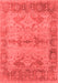 Oriental Red Industrial Area Rugs