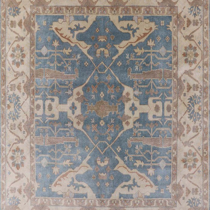 Mid-Century Modern Granite Gray Oriental Rug, urb1609