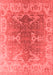 Oriental Red Industrial Area Rugs