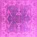 Square Oriental Pink Industrial Rug, urb1609pnk