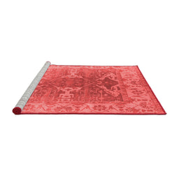 Industrial Red Washable Rugs