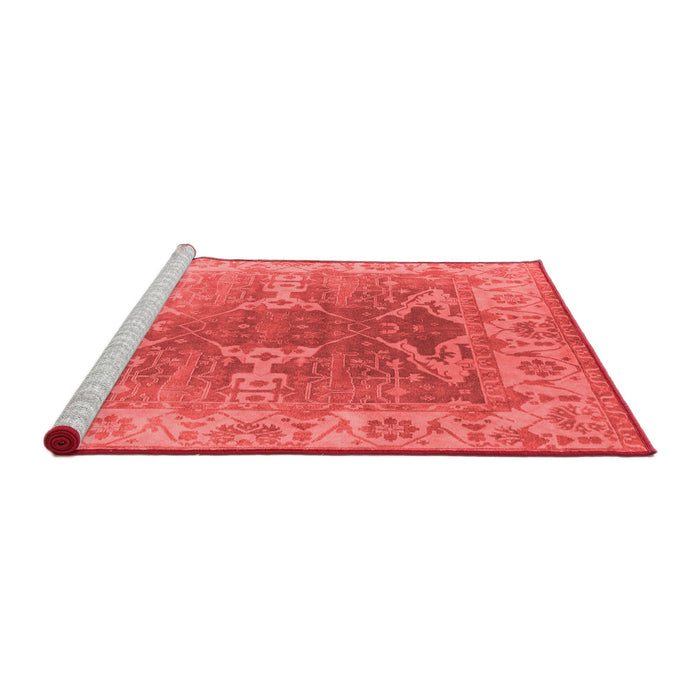 Industrial Red Washable Rugs