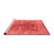 Industrial Red Washable Rugs