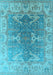 Oriental Light Blue Industrial Rug, urb1609lblu