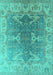 Oriental Turquoise Industrial Rug, urb1609turq