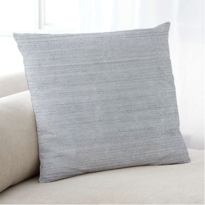 Lifestyle Image of Mid-Century Modern Urban Square Pastel Light Blue Throw Pillow, 18 inch by 18 inch, pwurb160