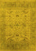 Oriental Yellow Industrial Rug, urb1610yw