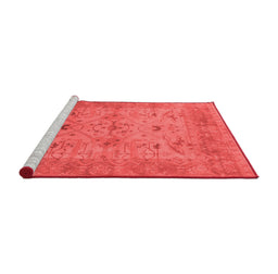 Industrial Red Washable Rugs