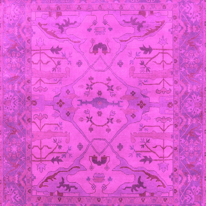Machine Washable Oriental Pink Industrial Rug, wshurb1610pnk