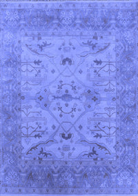 Oriental Blue Industrial Rug, urb1610blu