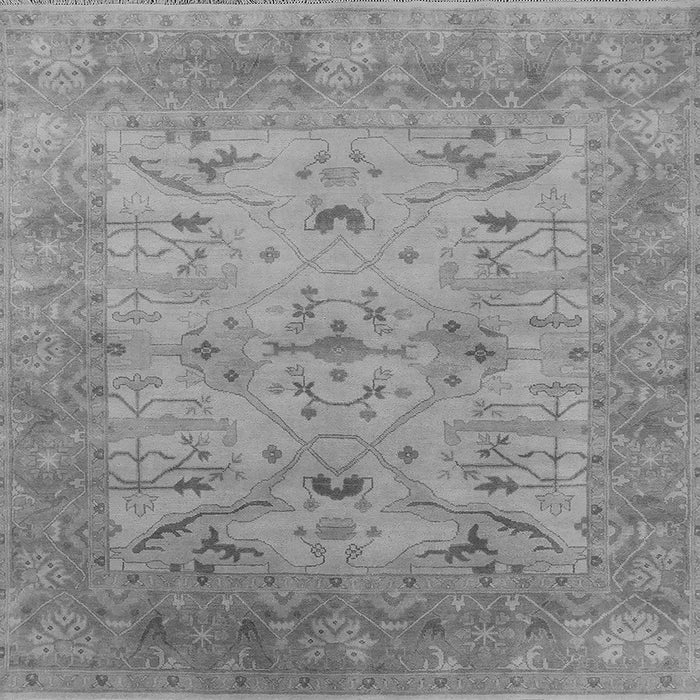 Square Oriental Gray Industrial Rug, urb1610gry