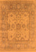 Machine Washable Oriental Orange Industrial Area Rugs, wshurb1611org