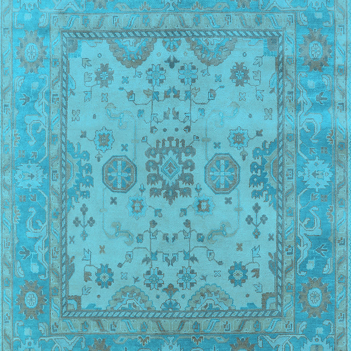 Oriental Light Blue Industrial Rug, urb1611lblu