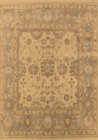 Oriental Brown Industrial Rug, urb1611brn