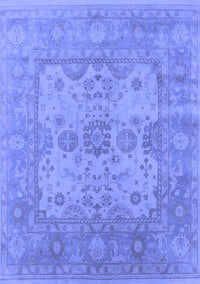 Oriental Blue Industrial Rug, urb1611blu