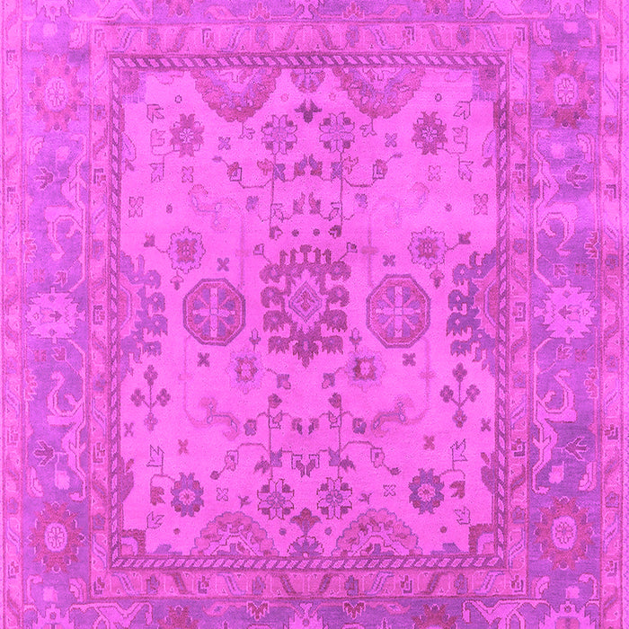 Machine Washable Oriental Pink Industrial Rug, wshurb1611pnk