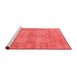 Industrial Red Washable Rugs