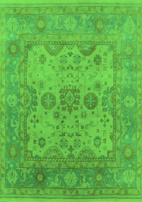 Oriental Green Industrial Rug, urb1612grn