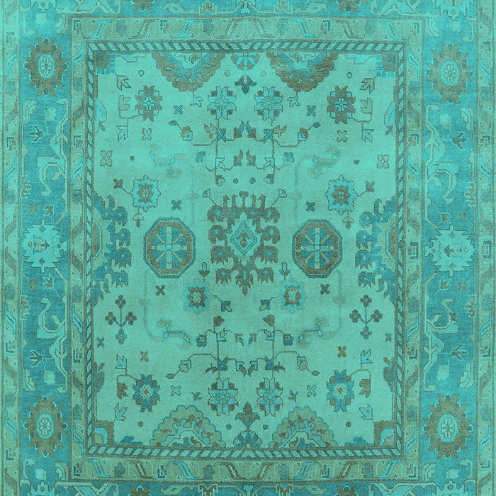 Oriental Turquoise Industrial Rug, urb1612turq