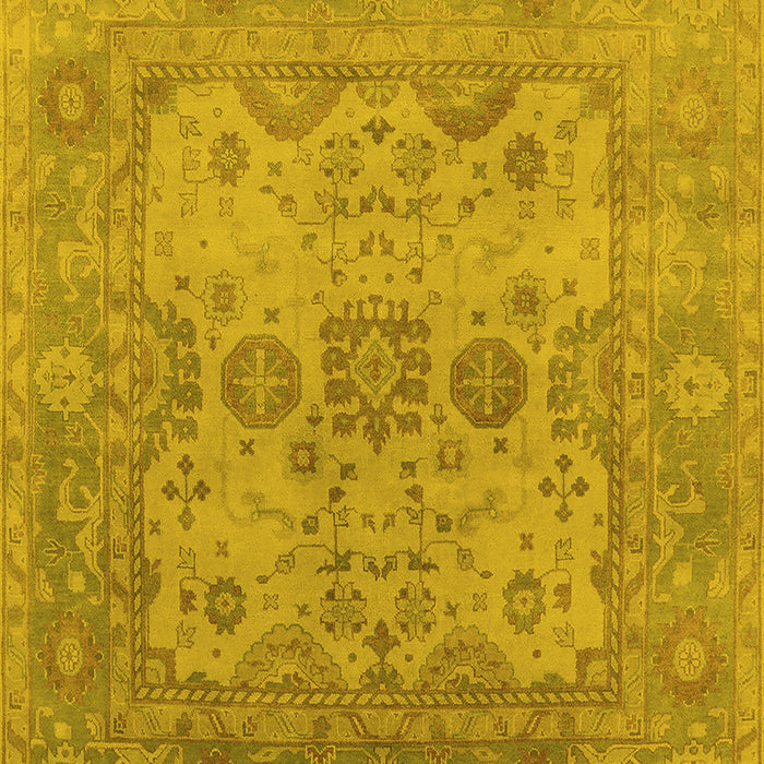 Oriental Yellow Industrial Rug, urb1612yw