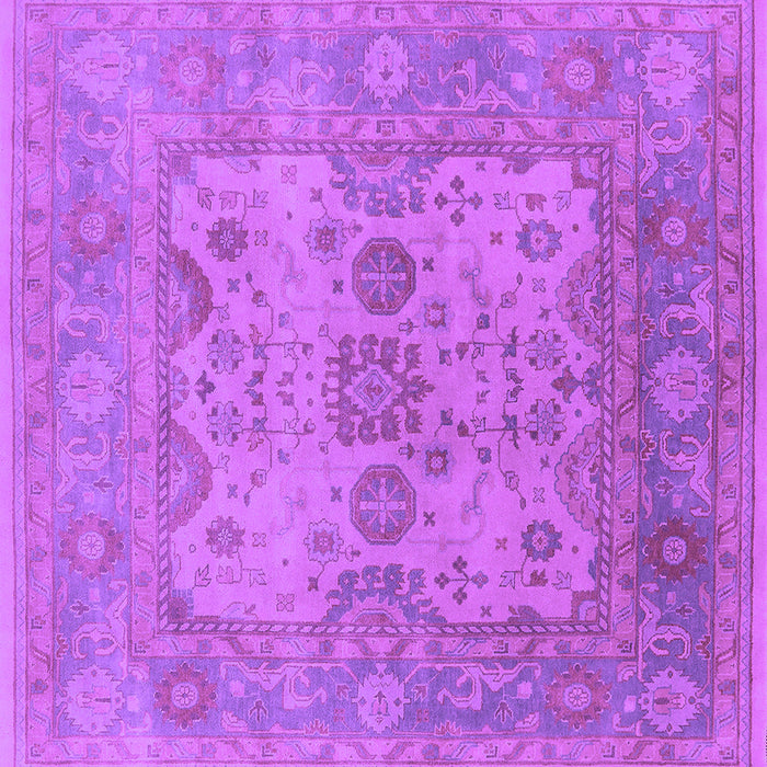 Square Oriental Purple Industrial Rug, urb1612pur