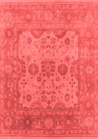 Oriental Red Industrial Rug, urb1612red