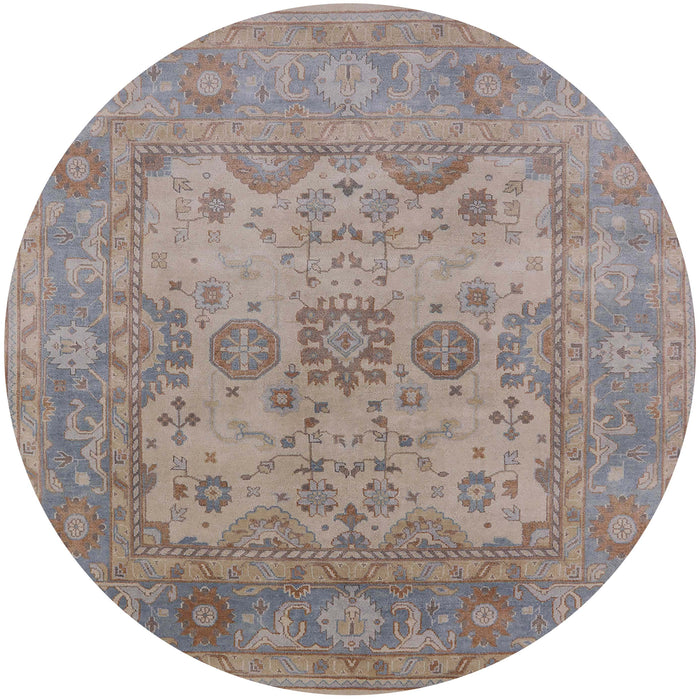 Round Machine Washable Industrial Modern Rose Dust Purple Rug, wshurb1612