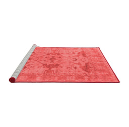 Industrial Red Washable Rugs