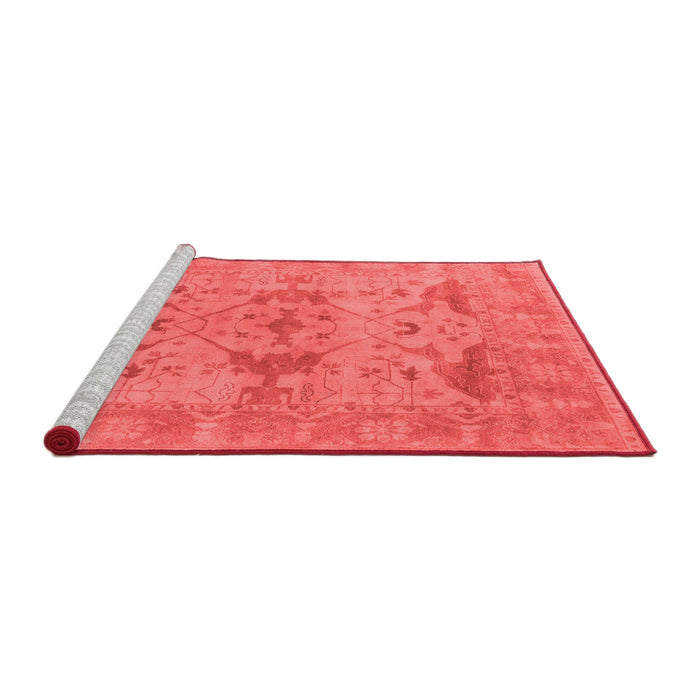 Industrial Red Washable Rugs