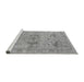 Sideview of Machine Washable Oriental Gray Industrial Rug, wshurb1613gry