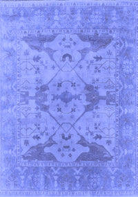 Oriental Blue Industrial Rug, urb1613blu