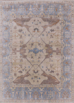 Mid-Century Modern Rose Purple Oriental Rug, urb1613