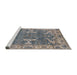 Sideview of Machine Washable Industrial Modern Cloudy Gray Rug, wshurb1614