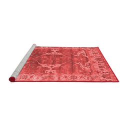 Industrial Red Washable Rugs