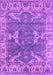 Machine Washable Oriental Purple Industrial Area Rugs, wshurb1614pur