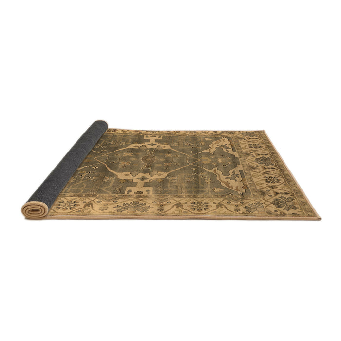 Sideview of Oriental Brown Industrial Rug, urb1614brn