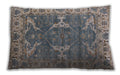 Mid-Century Modern Urban Cloudy Gray Lumbar Throw Pillow, 13 inch by 19 inch, lburb1614