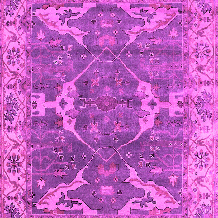 Machine Washable Oriental Pink Industrial Rug, wshurb1614pnk