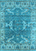 Oriental Light Blue Industrial Rug, urb1614lblu